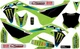 2025 D'Cor Visuals Monster Energy Kawasaki Graphic Kit-KX 250F-2025-2026 - Motoc