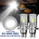2X AUXITO H4 9003 HB2 LED Bulb Hi/Lo Beam White High Power Motorcycle Headlight