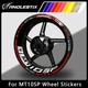Reflective Motorcycle Wheel Sticker Rim Tape Decals Fits For YAMAHA MT10SP