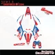 4 BETA RR 125 200 250 300 350 390 430 480 2023 2024 25 Decal Graphic Kits White