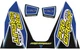 Pro Circuit Ti-6 Exhaust Muffler Dark Blue/Black Decal Sticker Kit (DC22TI6-DB)