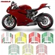 RIM STRIPES WHEEL DECAL TAPE STICKER KIT FOR DUCATI PANIGALE 1199 1299 959 V2 V4