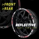 Retroreflective 17" Rim Wheel Sticker SH17 For Suzuki Bandit GSF 1250 2007-2018