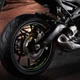 Dark Green Inner Stripe Decal Wheel Stickers For Honda CBR650F 14 15 16 17 18