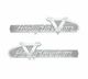 HARLEY-DAVIDSON H-D TANK EMBLEM "HARLEY-DAVIDSON V" ADHESIVE *61814-55T SET*