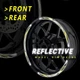 17" Reflective Wheel Decal Stickers SH12 For Aprilia SHIVER 900 17-20 19 18