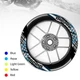 17 inch Vinyl Wheel Rim Stickers S23W For Yamaha MT10 18 19 20 21