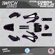 Graphics Kit for Cobra CX50 JR (2012-2015) Twitch Series - Purple