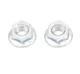 Bolt MC Hardware Hex Head Smooth Flange Nuts - M8 x 1.25 12mm Motorcycle ATV/UTV