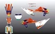 Fit KTM XCW XCFW EXC EXCF 2020 to 2023 & 2019 to 2022 SX SXF XC XCF graphic kit