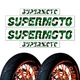 Inner Rim Stickers Supermoto 17" Tape W03 For Honda XR 250SM 03 04 05 XR250 SM