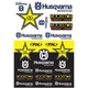 Factory Effex Husqvarna Racing Sticker Sheet - 22-68632