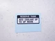 Honda FL 400R FL400R FL400 400 Pilot Coolant Reserve Tank Decal Mark Sticker