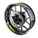 Yellow 17 inch Wheel Sticker Decal AX2 For Triumph STREET CUP 17-19 18