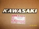 KAWASAKI KZ400 KZ900 KZ1000 NEW LEFT OR RIGHT GAS FUEL TANK EMBLEM  56014-1014 