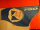 NOS OEM SUZUKI 1996-1999 GSX-R750 COWL UNDER 750 LH DECAL 68190-33E70-K3G