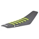 2024-2025 Husqvarna Husky TC 65 TC65 Seat Cover  NEON YELLOW/BLUE ribs #445 LOGO