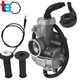 Carburetor w/ Throttle Grip Cable For Honda XR80R 1985-2004 XR75 1973-1978