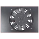 Radiator Cooling Fan 595021137 For Kawasaki Mule 3000 3010 3020 59502-1137