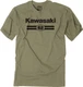 Factory Effex Kawasaki Sixty Two Short Sleeve Shirt Olive Green