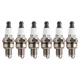 NGK Standard Spark Plug Set (6 Pieces) 7599 For Nissan 280Z 810 280ZX 2.4 2.8 L6