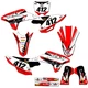 2022-2024 CRF 250 RX 13 FLY Red Senge Graphics Kit Compatible with Honda
