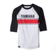 FACTORY EFFEX FX YAMAHA VINTAGE BASEBALL T-SHIRT / WHITE-BLACK (XXL) 17-87238