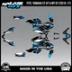 Graphics Kit for YAMAHA FZ-07 MT-07 (2015-2017) Rugged - Blue