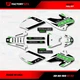 White Green Shift Racing Graphics kit fit 01-03 Honda XR80 Xr100 XR 80 100 Decal