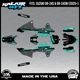 Graphics Kit for Suzuki DR-Z4S DR-Z4SM DRZ4SM 2025 2026 Voltaic-TEAL