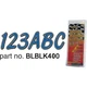 Hardline Products Letter Set Red/Black #REBKG400