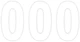 Factory Effex 8" White Pro Number 0 Decals (02-4370)