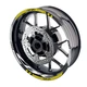 For Honda CBR1000RR-R 20 21 22 17 inch Yellow Rim Decal Wheel Stickers AA01