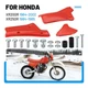 Left & Right Side Panels Covers Set Red for Honda XR200R 1984-2002 XR250R 84-85