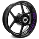 For Yamaha MT03 18-20 19 Racing Rim Wheel Stickers 17 inch Purple