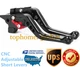 For Suzuki GSXS1000/F/ABS 2015-2021 Short Clutch Brake Levers Black US 2016 2017
