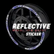 Reflective Wheel Sticker Stripes SH15 For Suzuki SV 650X 19-20