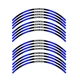 Blue R01B Wheel Decal Rim Sticker For Kawasaki Ninja 650R 2006-2021 20 19 18 17