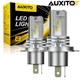AUXITO H4 9003 HB2 Super White 6500K 40000LM Kit LED Headlight Bulbs Hi/Low Beam