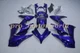 Blue Carbon Fiber Pattern Fairing Kit For SUZUKI GSXS1000F 15-2020 ABS Bodywork