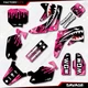 Pink Savage Racing Graphics Kit fits Honda Cr85 03-07 CR 85 Decal 2003-2007