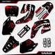 Black Red Savage Camo Racing Graphics Kit fit Honda Cr125 Cr250 00-01 CR 125 250