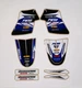 1990-2021 YAMAHA PW50 TEAM BLUE/WHITE GRAPHICS DECALS 21MIL MX LAMINATION