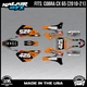 Graphics Kit for Cobra CX65 (2010-2021) CX 65 Screech Series - Orange