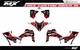 Fits YAMAHA YFZ450R 450X (2014 to 2024) graphic kit decals stickers racing yfz