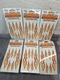 Lot Of 6 Vintage Hardley-Dangerous Illusions Flame Stickers Decals Made In USA