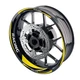 Yellow 17 inch GP08 Vinyl Wheel Stickers For Yamaha FJ09 MT-09 Tracer 18 19 20