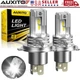 AUXITO H4 9003 HB2 LED Headlight Kit Bulb High Low Beam 6000K White Super Bright