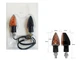 FCN1 BLACK ARROWS SHORT LAMP 62x31 mm APPROVED for Honda XR 250 SM Dall'Ara