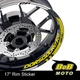 17" Aqua Rim Wheel Decals Stickers AA02 For Aprilia DORSODURO 900 18-20 19 20